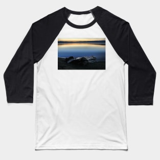Ohrid Lake -Sunset Baseball T-Shirt